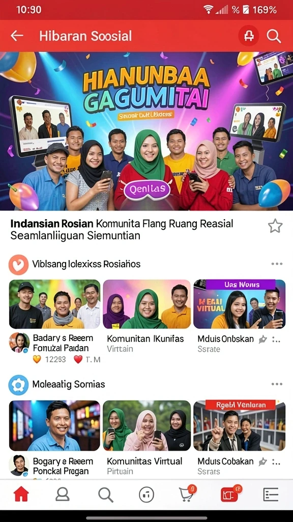 pgstar777 - Antarmuka pengguna yang mudah digunakan.