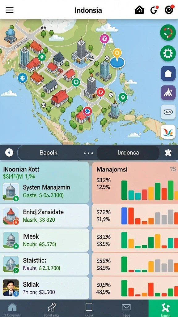 popwin - Level permainan yang beragam untuk tantangan lebih.