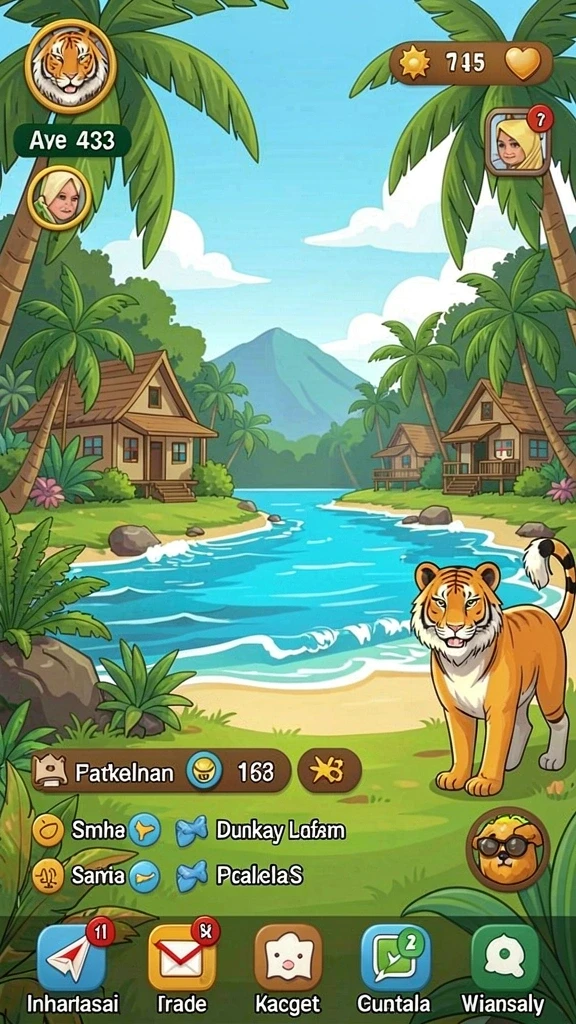 rejeki - Tampilan grafis yang menarik dan cerah.