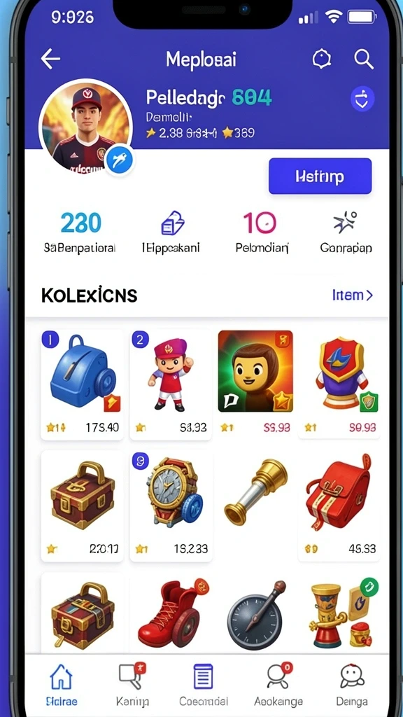 super5 - Screencapture interaksi sosial dengan pemain lain.